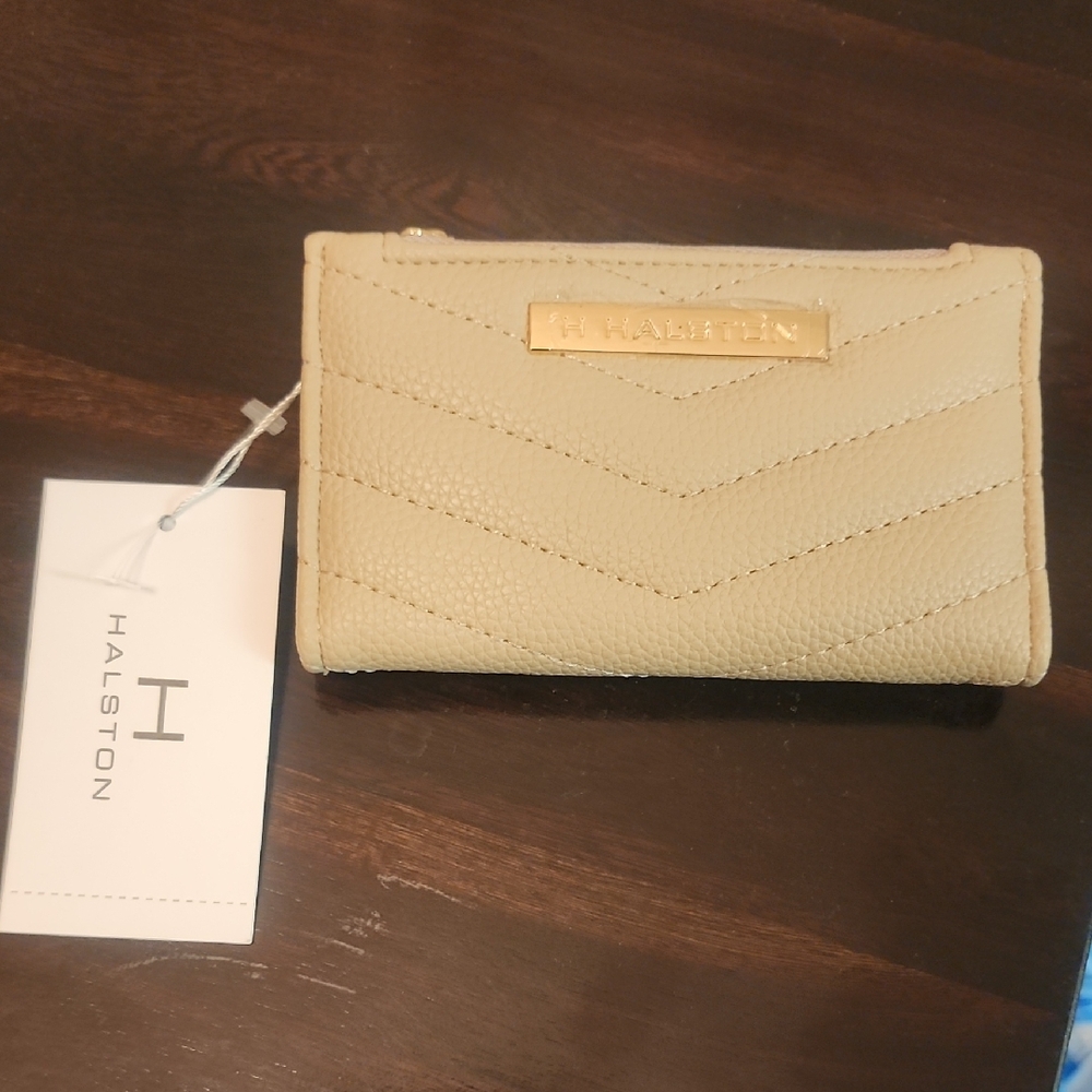 Halston Heritage Cream Wallet